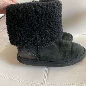 Black Ugg boots. Size 8